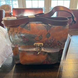 Patricia Nash Leandra Flap Beautiful Girl Handbag